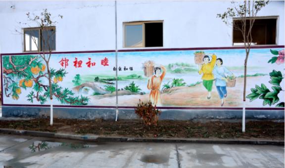 北流乡镇文化墙 乡风文明焕发新活力