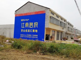 北流农村墙体广告在不同形式上面展现的不同特色
