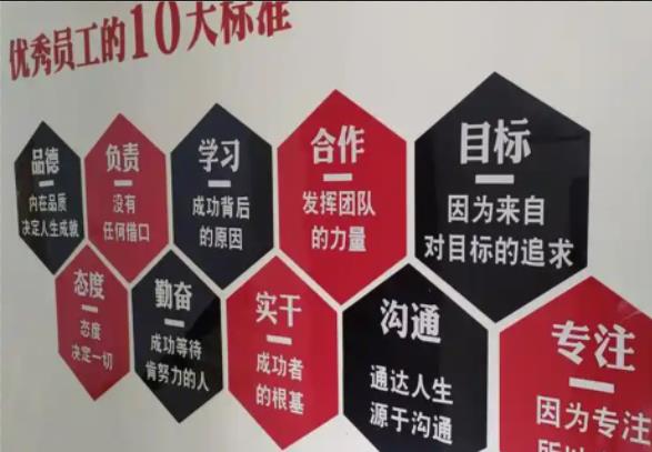 北流公司文化墙的作用